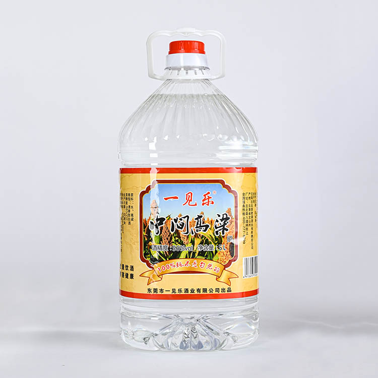 一见乐5升中间高粱酒